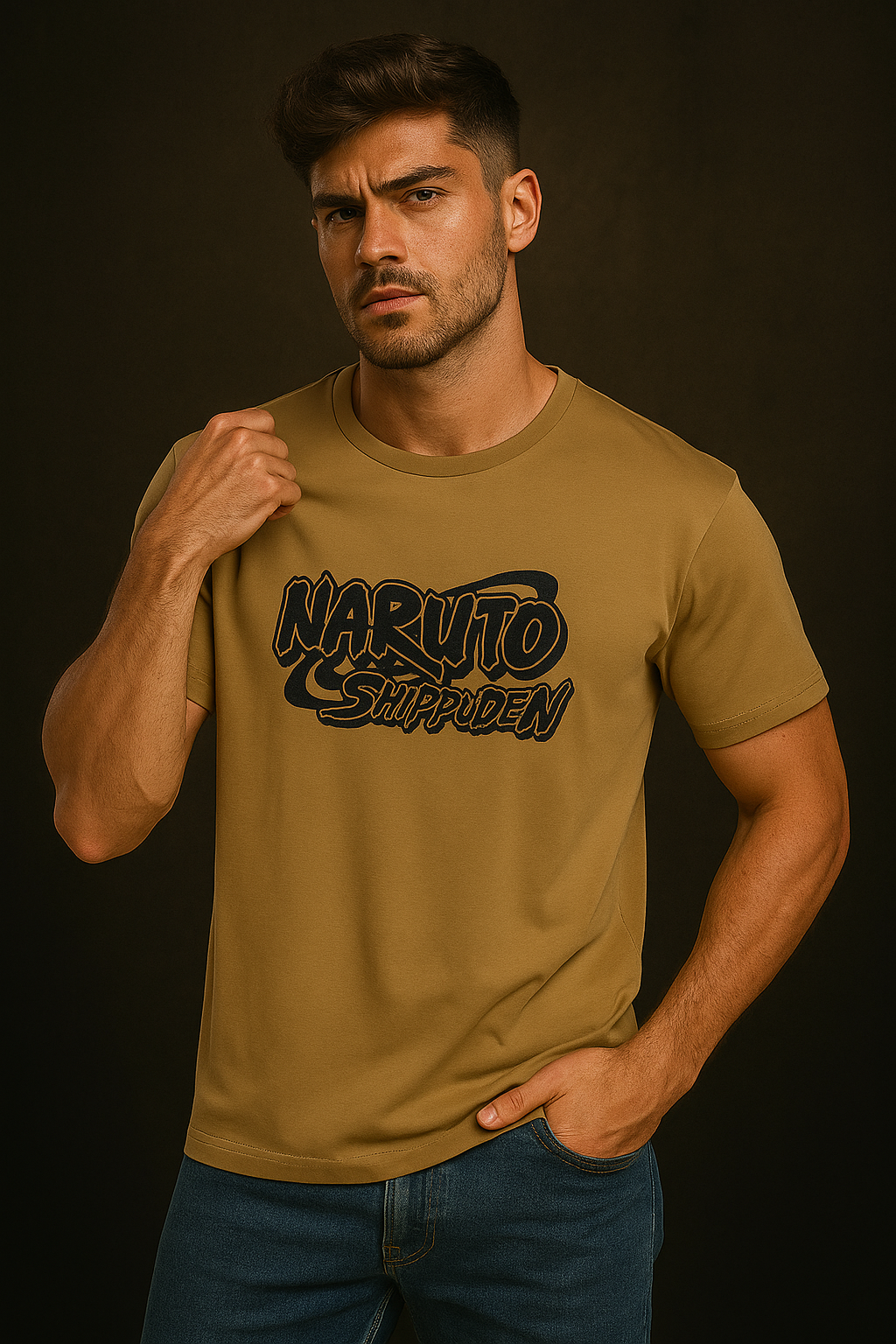 Naruto Shippuden Japanese Typography Graphic Tee